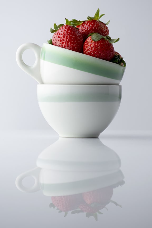 strawberries and teacups winning photograph